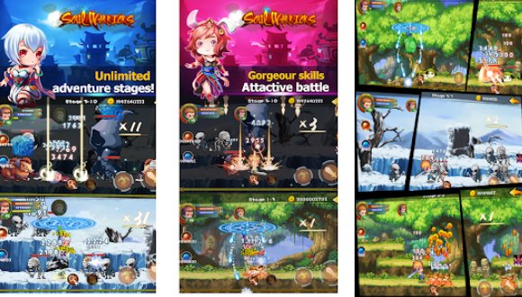 Gameplay screenshot from soul warrior sword and magic rpg adventure for Android