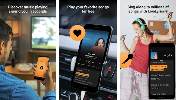 Gameplay screenshot from soundhound music discovery and hands free player for Android