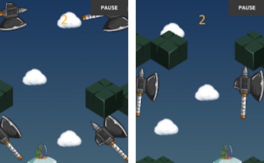 Gameplay screenshot from space dodge pro for Android