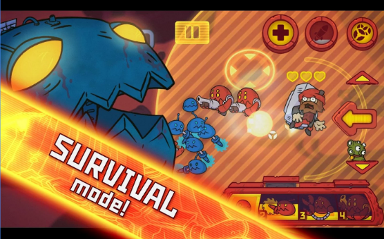 Gameplay screenshot from space fuss for Android