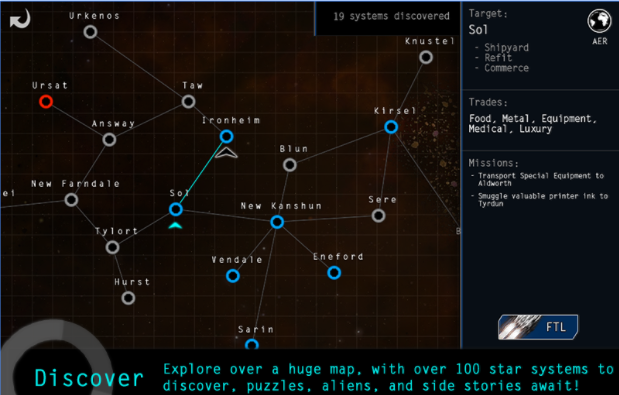 Gameplay screenshot from space rpg 3 for Android