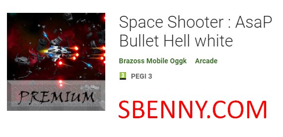 space shooter asap bullet hell white