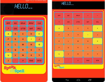 Gameplay screenshot from speak and spell for Android