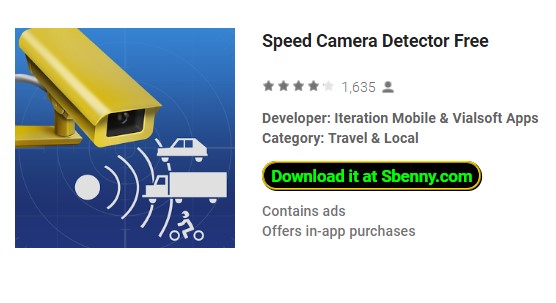 detector de cámara de velocidad gratis