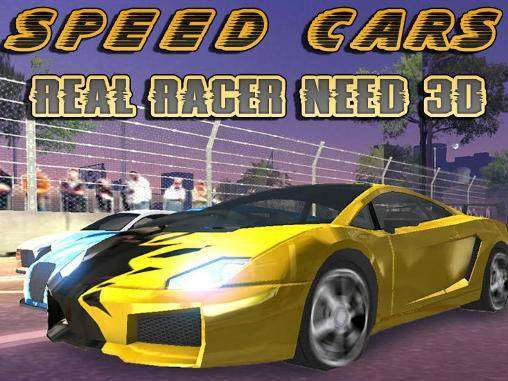 auto velocità reale Racer bisogno 3d