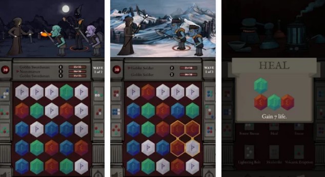 Gameplay screenshot from spellsmith for Android