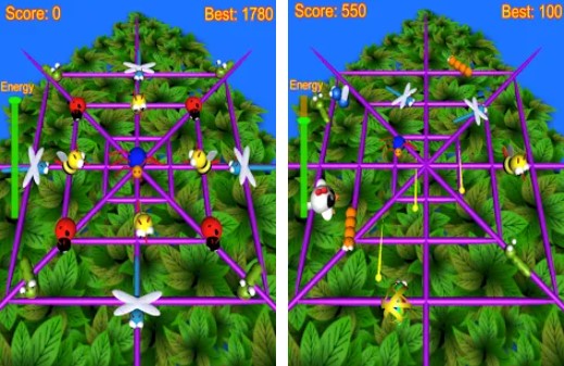 Gameplay screenshot from spider attack pro for Android