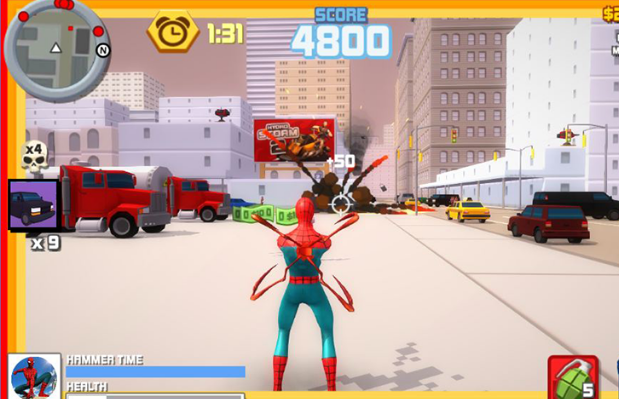 Gameplay screenshot from spider hero final war for Android