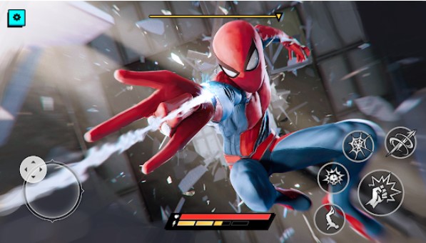 Gameplay screenshot from spider hero superhero fighting for Android