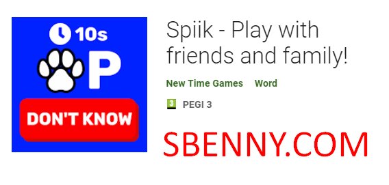 spiik juega con amigos y familiares
