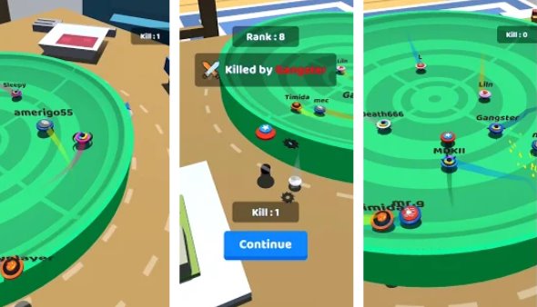 Gameplay screenshot from spinner io for Android