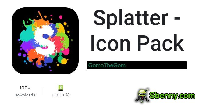 splatter icon pack
