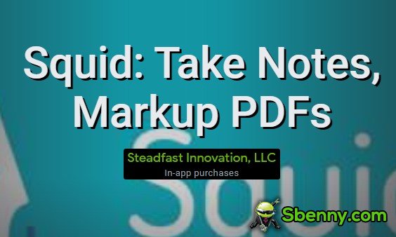 squid take notes markup pdfs