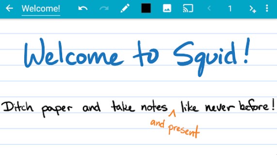 Gameplay screenshot from squid take notes markup pdfs for Android