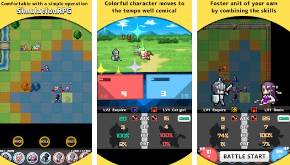 Gameplay screenshot from srpg pocket lord for Android