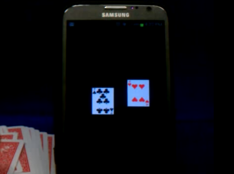 Gameplay screenshot from stacked deck for Android