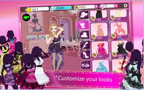Gameplay screenshot from star girl princess gala for Android