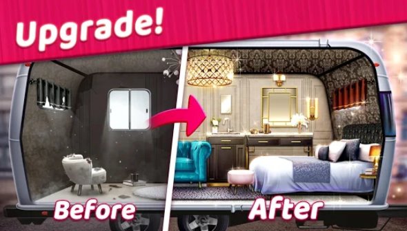 Gameplay screenshot from star trailer design your own hollywood style for Android