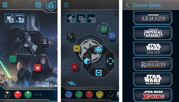 Gameplay screenshot from star wars dice for Android