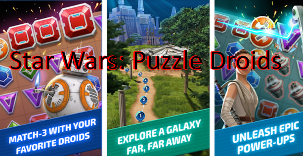 Star Wars puzzle droidi