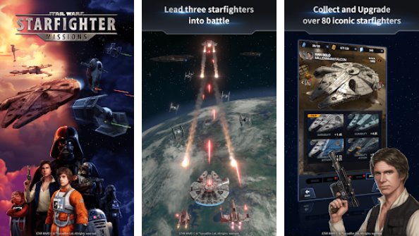misiones de star wars starfighter