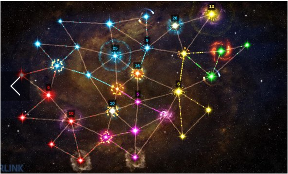 Gameplay screenshot from starlink for Android