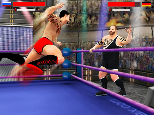 Gameplay screenshot from stars wrestling revolution 2017 real punch boxing for Android