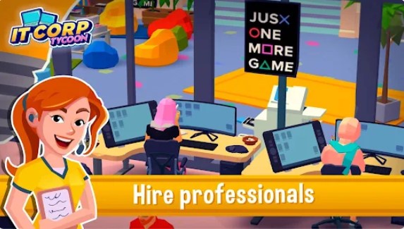 Gameplay screenshot from startup empire idle tycoon for Android