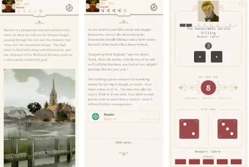 Gameplay screenshot from steam highwayman smog and ambuscade for Android