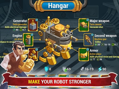 Gameplay screenshot from steampunk syndicate 2 pro version for Android