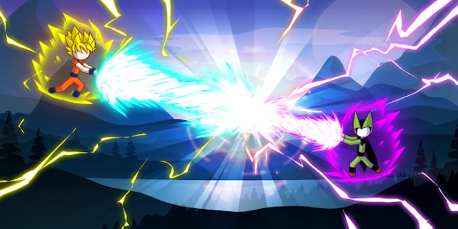 Gameplay screenshot from stick hero legendary dragon fighter for Android