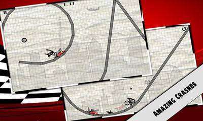 Gameplay screenshot from stick stunt biker for Android
