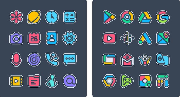 Paquete de iconos de interfaz de usuario MOD APK Android