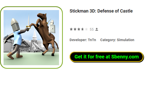 stickman 3d difesa del castello