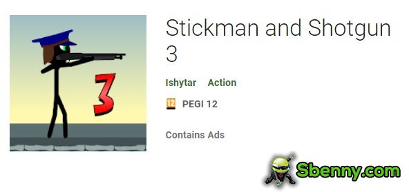 stickman et fusil de chasse 3