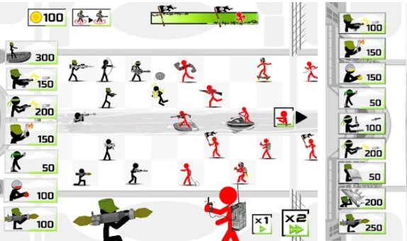 stickman army the defenders MOD APK Android