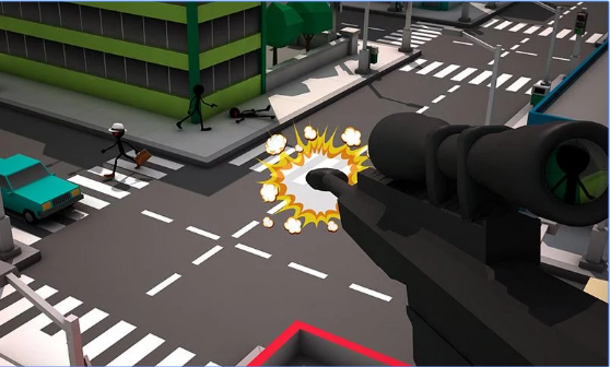 Gameplay screenshot from stickman assassin 18 for Android