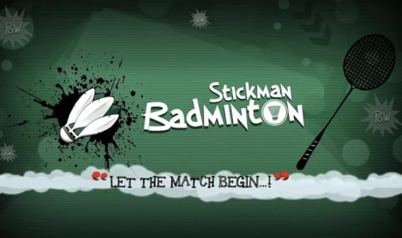 badminton stickman