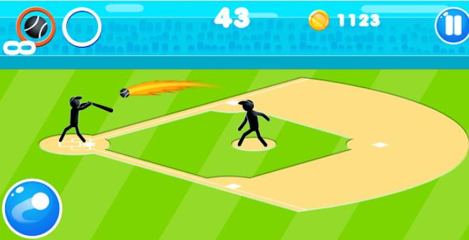stickman baseball MOD APK Android