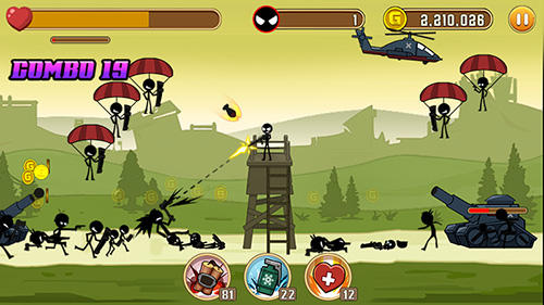 Gameplay screenshot from stickman fight for Android