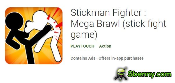 stickman fighter mega brawl juego de lucha de palos