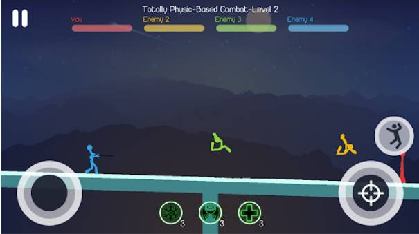Gameplay screenshot from stickman legend of survival for Android