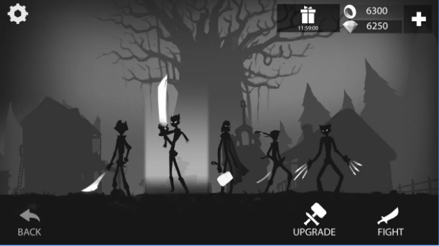 Gameplay screenshot from stickman run shadow adventure for Android