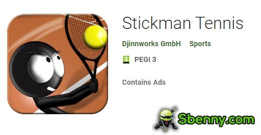 Strichmännchen-Tennis