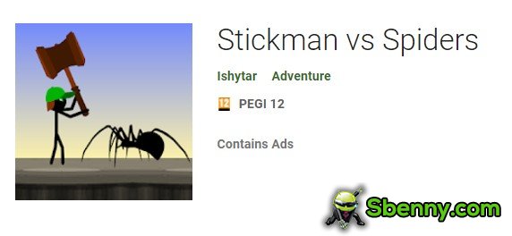 stickman vs arañas