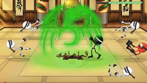Gameplay screenshot from stickninja smash for Android