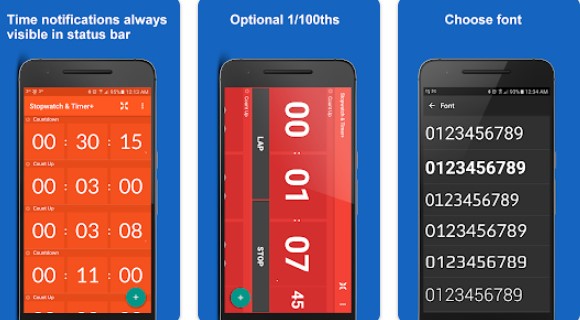 Gameplay screenshot from stopwatch and timer plus for Android