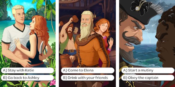 Gameplay screenshot from stories your choice mmore diamonds and tickets for Android