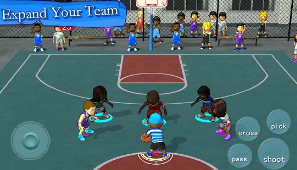 Gameplay screenshot from street basketball sssociation for Android