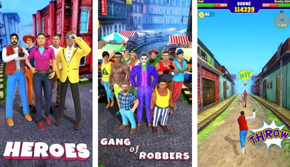 Gameplay screenshot from street chaser for Android